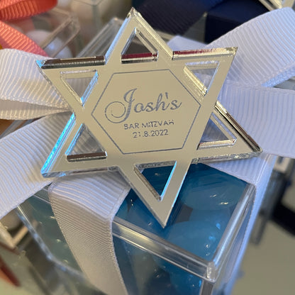 10 X Bat Mitzvah and Bar Mitzvah Favors Top Star of David