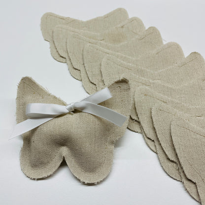 10 X BUTTERFLY BOMBONIERE POUCHES