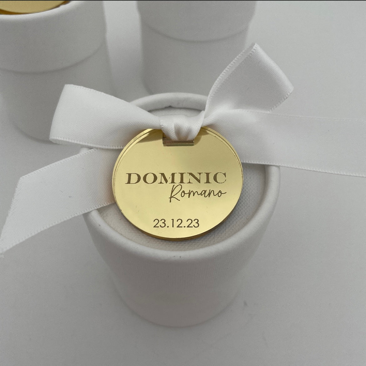10 X PERSONALISED ACRYLIC TAGS