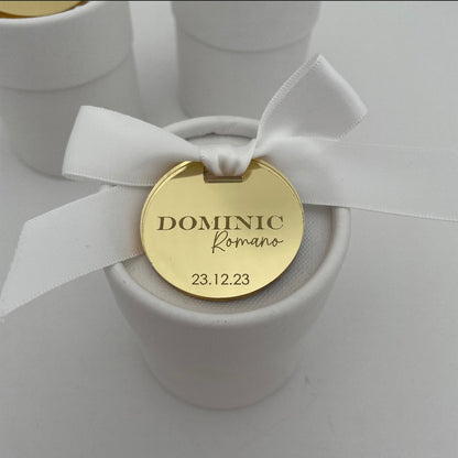 10 X PERSONALISED ACRYLIC TAGS