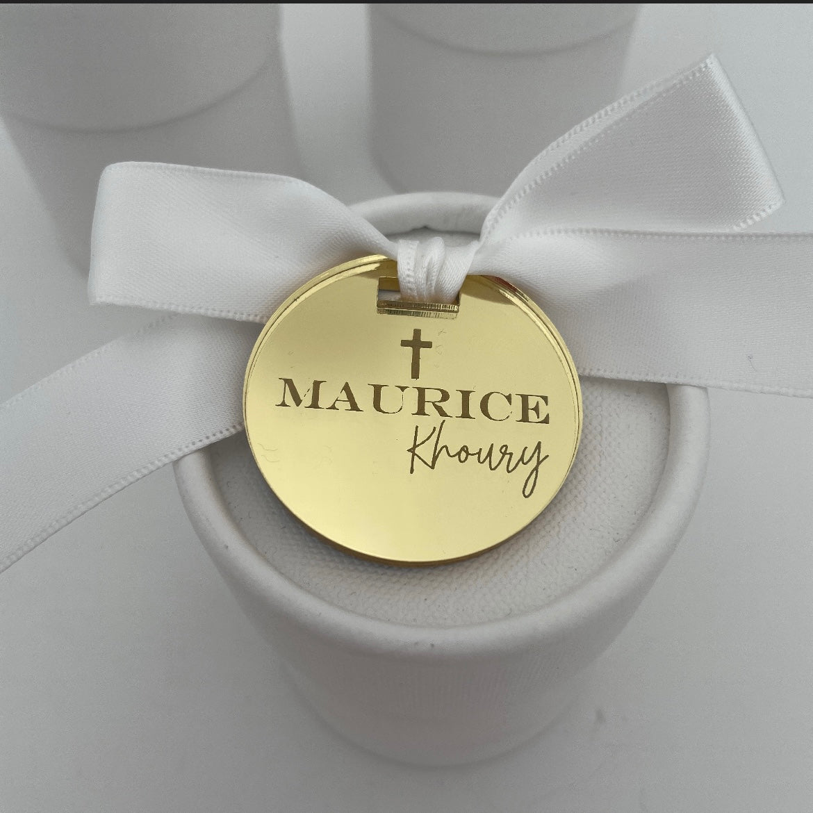 10 X PERSONALISED ACRYLIC TAGS