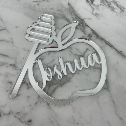 HONEY & APPLE CUSTOM NAME TABLE PLACE CARD