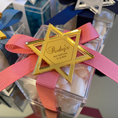10 X Bat Mitzvah and Bar Mitzvah Favors Top Star of David