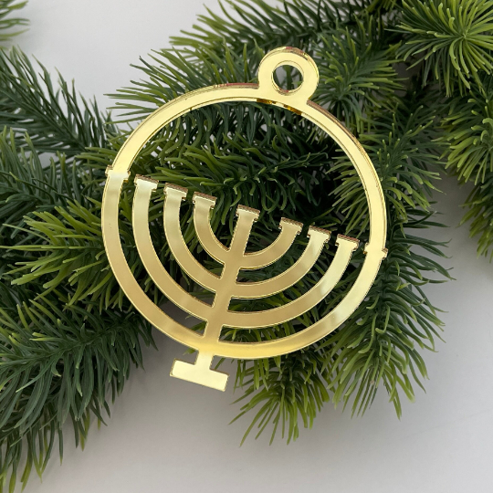MENORAH HANUKKAH BAUBLE