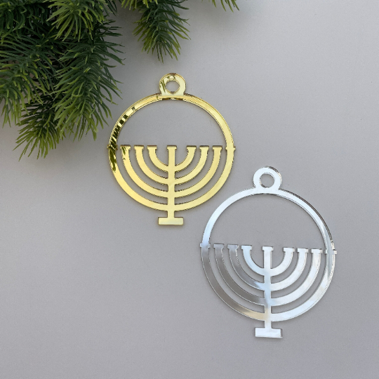 MENORAH HANUKKAH BAUBLE