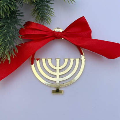 MENORAH HANUKKAH BAUBLE