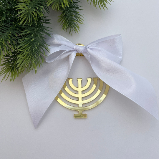 MENORAH HANUKKAH BAUBLE