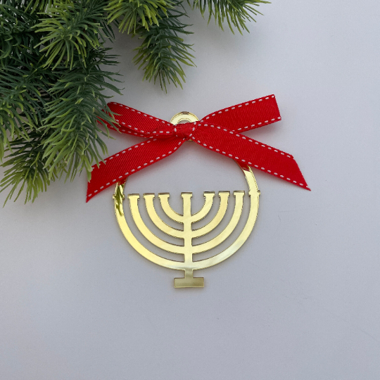 MENORAH HANUKKAH BAUBLE