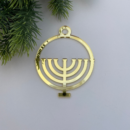 MENORAH HANUKKAH BAUBLE